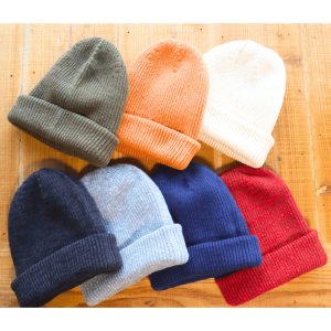 画像2: DELUXEWARE デラックスウエア DLC-005  KNIT CAP ニットキャップ ニット帽 帽子  綿100％ スラブコットン糸 コーマコットン糸 多色展開 カラーバリエーション 7色 日本製