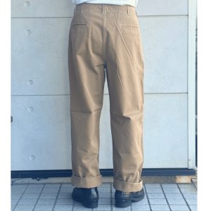 画像4: JELADO ジェラード AG94341A 41 Khaki Lastresort Chino Cloth ラストリゾート チノクロス チノパン ディープサウスコットン スレン染料 新41KHAKI 股上深くワタリ太め ワークパンツ made in japan