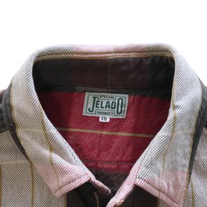 画像6: JELADO ジェラード JP12106 Unionworkers Shirt Short ユニオンワーカーズシャツ ショート ネルシャツ 別注ネル生地 定番 ヴィンテージ感 レギュラーサイズ 快適な着心地 保温性 ユーズド加工