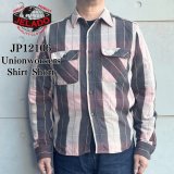 JELADO ジェラード JP12106 Unionworkers Shirt Short ユニオンワーカーズシャツ ショート ネルシャツ 別注ネル生地 定番 ヴィンテージ感 レギュラーサイズ 快適な着心地 保温性 ユーズド加工