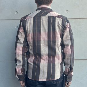 画像3: JELADO ジェラード JP12106 Unionworkers Shirt Short ユニオンワーカーズシャツ ショート ネルシャツ 別注ネル生地 定番 ヴィンテージ感 レギュラーサイズ 快適な着心地 保温性 ユーズド加工