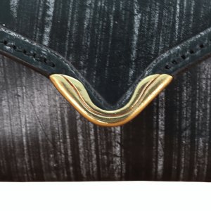 画像10: 池之端銀革店 Cramp Cr-920 UKブライドル コンパクトウォレット ミニ財布 コンパクトウォレット カードケースサイズ アンティーク UKブライドルレザー 最小クラス 革製品 日本製