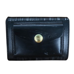 画像3: 池之端銀革店 Cramp Cr-920 UKブライドル コンパクトウォレット ミニ財布 コンパクトウォレット カードケースサイズ アンティーク UKブライドルレザー 最小クラス 革製品 日本製