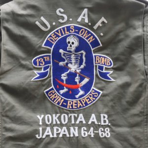 画像19: BUZZ RICKSON'S バズリクソンズ BR15804 Type M-65 “BUZZ RICKSON MFG. CO.” 13th BOMB. SQ. "GRIM REAPERS" 第13爆撃飛行隊 グリムリーパーズ ミリタリージャケット M-65 フィールドジャケット U.S.ARMY