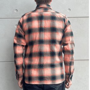 画像3: SAMURAI JEANS サムライジーンズ SIN25-01 ロープインディゴヘビーネルワークシャツ ネルシャツ  チェックシャツ 長袖シャツ 