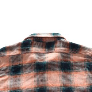 画像12: SAMURAI JEANS サムライジーンズ SIN25-01 ロープインディゴヘビーネルワークシャツ ネルシャツ  チェックシャツ 長袖シャツ 