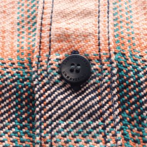 画像8: SAMURAI JEANS サムライジーンズ SIN25-01 ロープインディゴヘビーネルワークシャツ ネルシャツ  チェックシャツ 長袖シャツ 