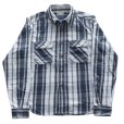 画像15: JELADO ジェラード JP12106 Unionworkers Shirt Short ユニオンワーカーズシャツ ショート ネルシャツ 別注ネル生地 定番 ヴィンテージ感 レギュラーサイズ 快適な着心地 保温性 ユーズド加工 (15)