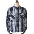 画像13: JELADO ジェラード JP12106 Unionworkers Shirt Short ユニオンワーカーズシャツ ショート ネルシャツ 別注ネル生地 定番 ヴィンテージ感 レギュラーサイズ 快適な着心地 保温性 ユーズド加工 (13)