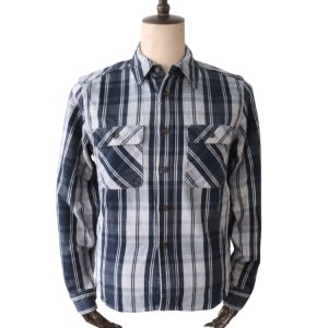 画像13: JELADO ジェラード JP12106 Unionworkers Shirt Short ユニオンワーカーズシャツ ショート ネルシャツ 別注ネル生地 定番 ヴィンテージ感 レギュラーサイズ 快適な着心地 保温性 ユーズド加工