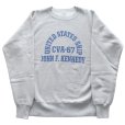 画像4: BUZZ RICKSON'S バズリクソンズ BR69645 HORIZONTAL KNITTING SWEAT SHIRT “CVA-67 J.F. KENNEDY” ホリゾンタル・ニッティング スウェットシャツ スウェット CVA-67 ジョン・F・ケネディ ミリタリー