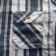 画像16: JELADO ジェラード JP12106 Unionworkers Shirt Short ユニオンワーカーズシャツ ショート ネルシャツ 別注ネル生地 定番 ヴィンテージ感 レギュラーサイズ 快適な着心地 保温性 ユーズド加工 (16)