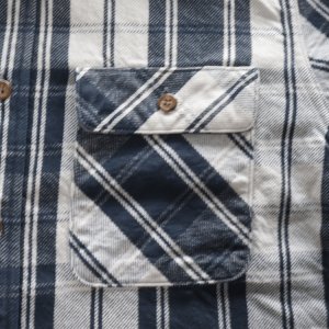 画像16: JELADO ジェラード JP12106 Unionworkers Shirt Short ユニオンワーカーズシャツ ショート ネルシャツ 別注ネル生地 定番 ヴィンテージ感 レギュラーサイズ 快適な着心地 保温性 ユーズド加工