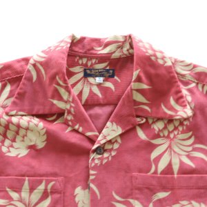 画像18: SUN SURF サンサーフ SS29580 L/S CORDUROY OPEN SHIRT “DUKE'S PINEAPPLE” 長袖 アロハシャツ デューク・カハナモク パイナップル コットン100%