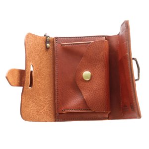 画像9: 池之端銀革店 Haru HC-524 イタリアンレザーミドルウォレット 三つ折り財布 レザーウォレット 大容量コインポケット