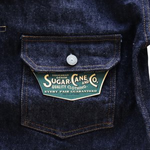 画像7: SUGAR CANE シュガーケーン SC11936T 13oz. DENIM BLOUSE 1936 MODEL (T-BACK)　デニムブラウス デニムジャケット