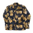 画像4: SUN SURF サンサーフ SS29580 L/S CORDUROY OPEN SHIRT “DUKE'S PINEAPPLE” 長袖 アロハシャツ デューク・カハナモク パイナップル コットン100%
