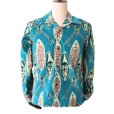 画像2: SUN SURF サンサーフ SS29581 CORDUROY L/S OPEN SHIRT "GOD'S SHIELD" 長袖 アロハシャツ コーデュロイオープンシャツ コットン100% (2)