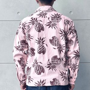 画像3: SUN SURF サンサーフ SS29580 L/S CORDUROY OPEN SHIRT “DUKE'S PINEAPPLE” 長袖 アロハシャツ デューク・カハナモク パイナップル コットン100%