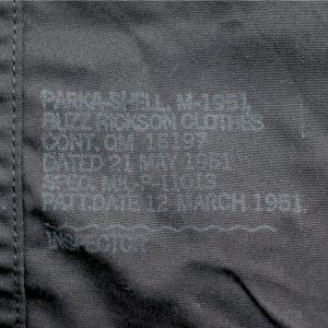 画像12: BUZZ RICKSON'S バズリクソンズ BR14969 WILLIAM GIBSON COLLECTION Type BLACK M-51 PARKA ウィリアムギブソンコレクション ブラックM-51パーカー M-51 フィールドパーカー モッズコート 小説家 ウィリアムギブソン ブラックシリーズ