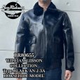 画像1: BUZZ RICKSON'S バズリクソンズ BR80655 WILLIAM GIBSON COLLECTION Type BLACK AN-J-3A HORSEHIDE MODELウィリアムギブソンコレクション ブラックAN-J-3A ホースハイドモデル 革ジャン 馬革 レザージャケット 小説家 ウィリアム・ギブソン ブラックシリーズ (1)