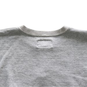 画像14: DELUXEWARE デラックスウエア S106-00 OPEN NECK オープンネック ヘンリーネック スウェット 20oz HEAVY KNIT 最高密度スウェット ヘンリーネックモデル しっかりとした質感 高保温性 限界密度の極厚吊裏毛 裏起毛 日本製