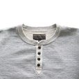画像5: DELUXEWARE デラックスウエア S106-00 OPEN NECK オープンネック ヘンリーネック スウェット 20oz HEAVY KNIT 最高密度スウェット ヘンリーネックモデル しっかりとした質感 高保温性 限界密度の極厚吊裏毛 裏起毛 日本製 (5)