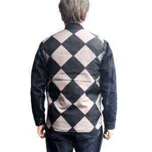 画像3: BUZZ RICKSON'S バズリクソンズ BR15811 WILLIAM GIBSON COLLECTION BLACK LINE CREWMAN VEST (MOD.) REVERSIBLE ウィリアムギブソンコレクション ブラックラインクルーマンベスト リバーシブル ベスト リバーシブル ラインクルーマン ミリタリー 小説家 ウィリアムギブソン ブラックシリーズ