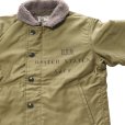 画像6: BUZZ RICKSON'S バズリクソンズ BR15766 Type N-1 Khaki NAVAL CLOTHING DFPOT DEMOTEX-ED STENCIL MIDWAY N-1 デッキジャケット ミリタリー カーキモデル ステンシル (6)