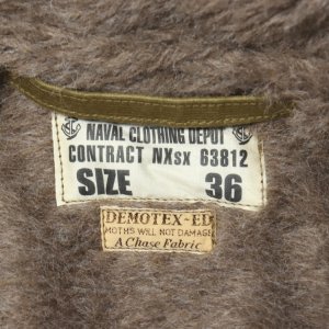 画像11: BUZZ RICKSON'S バズリクソンズ BR15766 Type N-1 Khaki NAVAL CLOTHING DFPOT DEMOTEX-ED STENCIL MIDWAY N-1 デッキジャケット ミリタリー カーキモデル ステンシル
