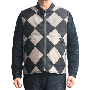 画像2: BUZZ RICKSON'S バズリクソンズ BR15811 WILLIAM GIBSON COLLECTION BLACK LINE CREWMAN VEST (MOD.) REVERSIBLE ウィリアムギブソンコレクション ブラックラインクルーマンベスト リバーシブル ベスト リバーシブル ラインクルーマン ミリタリー 小説家 ウィリアムギブソン ブラックシリーズ