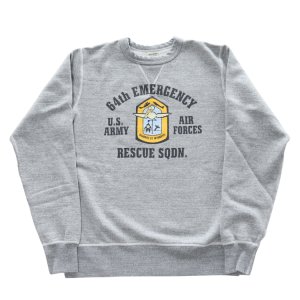 画像4: BUZZ RICKSON'S バズリクソンズ BR69635 SET-IN CREW SWEAT 64th EMERGENCY RESCUE セットインクルーネックスウェット 64th エマージェンシーレスキュー スウェット ミリタリー U.S.NAVY エアフォース