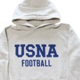 画像16: BUZZ RICKSON'S バズリクソンズ BR69640 SWEAT PARKA U.S.NAVAL ACADEMY スウェットパーカー U.S.ナーバルアカデミー ミリタリーパーカー USNA フットボール カンガルーポケット (16)