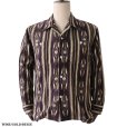 画像4: CUSHMAN クッシュマン 25708 NATIVE PURINT NEL OPEN COLLAR SHIRTS ネイティブプリントネルオープンカラーシャツ ネルシャツ ネイティブプリント 長袖シャツ (4)