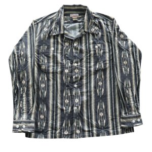 画像17: CUSHMAN クッシュマン 25708 NATIVE PURINT NEL OPEN COLLAR SHIRTS ネイティブプリントネルオープンカラーシャツ ネルシャツ ネイティブプリント 長袖シャツ