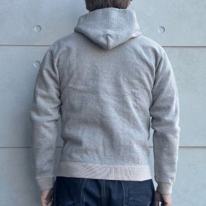 画像3: DELUXEWARE デラックスウエア SPZ-00 FULLZIP PARKA PLAIN フルジップパーカー プレーン パーカー フード付き 裏起毛 フルジップ ヘビーウエイト 日本製