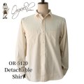 ORGUEIL オルゲイユ OR-5120 Detachable Shirt デタッチャブルシャツ クラシック シャツ デタッチャブル カラーシャツ 取り外し可能な襟 3タイプの襟元 日本製