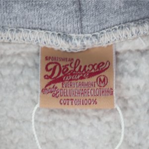 画像6: DELUXEWARE デラックスウエア SPZ-00 FULLZIP PARKA PLAIN フルジップパーカー プレーン パーカー フード付き 裏起毛 フルジップ ヘビーウエイト 日本製