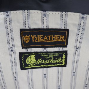 画像6: Y'2 LEATHER ワイツーレザー BG-18 NATURAL SCAR HORSE SACOCHE BAG ナチュラルスカー ホース サコッシュバッグ ショルダーバッグ  馬革 本革