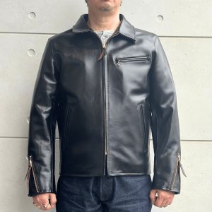 画像2: Y'2 LEATHER ワイツーレザー PR-65 VINTAGE HORSE LIGHT SINGLE RIDERS ヴィンテージ ホースライト シングルライダース ジャケット 革ジャン 馬革 ライダース レザージャケット