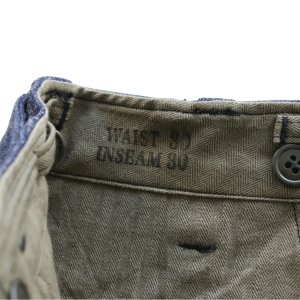 画像13: BUZZ RICKSON'S バズリクソンズ BR42596 TROUSERS, FIELD, Type M-1943 “DENIM CIVILIAN MODEL”デニム シビリアンモデル アーミートラウザーズ U.S.ARMY デニムトラウザーズ デニムパンツ