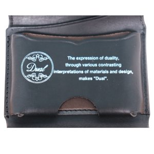 画像9: 池之端銀革店 Dual DCr-1040 サドルプルアップ コンパクトウォレット ミニ財布 コンパクトウォレット カードケースサイズ クラシカルデザイン サドルプルアップレザー 最小クラス 革製品 日本製