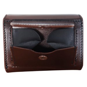 画像10: 池之端銀革店 Dual DCr-1040 サドルプルアップ コンパクトウォレット ミニ財布 コンパクトウォレット カードケースサイズ クラシカルデザイン サドルプルアップレザー 最小クラス 革製品 日本製