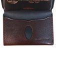 画像8: 池之端銀革店 Dual DCr-1040 サドルプルアップ コンパクトウォレット ミニ財布 コンパクトウォレット カードケースサイズ クラシカルデザイン サドルプルアップレザー 最小クラス 革製品 日本製 (8)