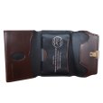 画像6: 池之端銀革店 Dual DCr-1040 サドルプルアップ コンパクトウォレット ミニ財布 コンパクトウォレット カードケースサイズ クラシカルデザイン サドルプルアップレザー 最小クラス 革製品 日本製 (6)