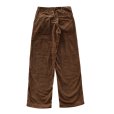 画像14: CUSHMAN クッシュマン 22196 6W CORDUROY TROUSERS コーデュロイトラウザーズ コーデュロイパンツ ワイドシルエット 41モデル ウインターパンツ (14)