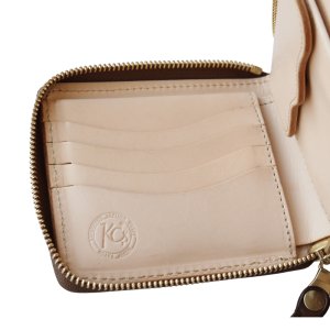 画像8: KC's ケイシイズ KMB023 ビルフォールド ラウンドジップ ヴィンテージホースハイド 二つ折り財布