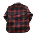 画像9: CUSHMAN クッシュマン 25706 COTTON TWEED CHECK HALF ZIP WORK SHIRTS コットンツイードチェックハーフジップワークシャツ オンブレチェック ハーフジップ チェックシャツ 長袖シャツ (9)