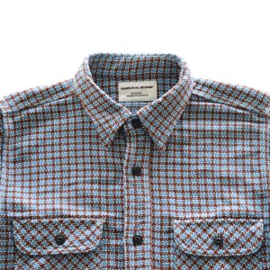 画像5: SAMURAI JEANS サムライジーンズ SIN25-02 チーズインディゴヘビーネル ワークシャツ ネルシャツ チェック柄 長袖シャツ 