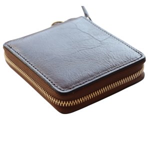 画像5: KC's ケイシイズ KMB023 ビルフォールド ラウンドジップ ヴィンテージホースハイド 二つ折り財布